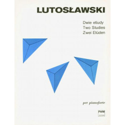 Dwie etiudy na fortepian Witold Lutosławski