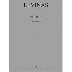 Michaël Levinas: Préfixes