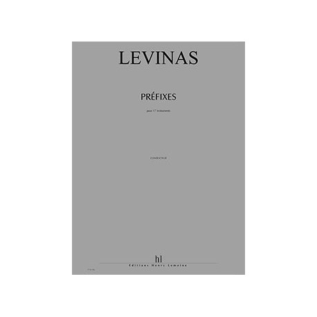 Michaël Levinas: Préfixes