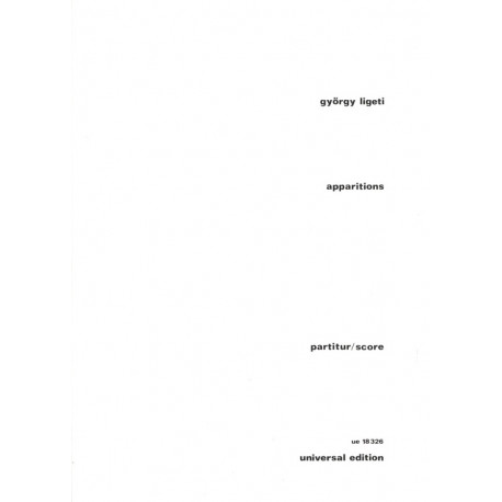 Ligeti György: Ligeti Apparitions