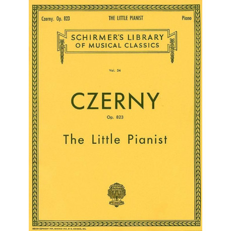 Carl Czerny: Little Pianist, Op. 823 (Complete)