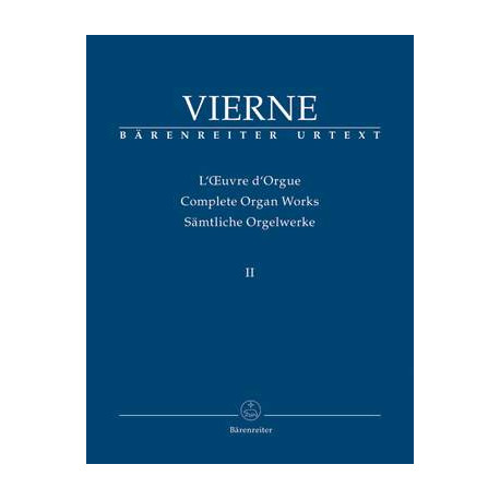 Vierne, L: Organ Works Vol. 2: Symphonie No.2, Op.20 (Urtext)