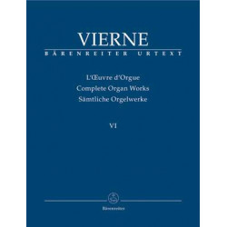 Vierne, L: Organ Works Vol. 6: Symphonie No.6, Op.59 (Urtext)