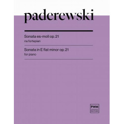 Sonata es-moll op.21 na fortepian Ignacy Paderewski
