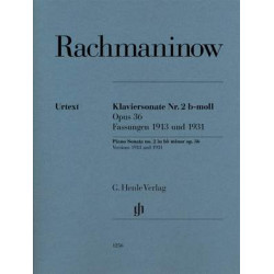 Piano sonata nr.2 b-moll op.36 Sergiei Rachmaninow