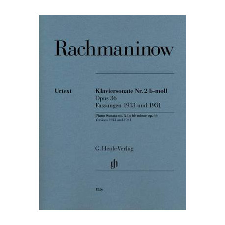 Piano sonata nr.2 b-moll op.36 Sergiei Rachmaninow