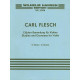 Carl Flesch: Studies and Exercises For Violin Solo 1