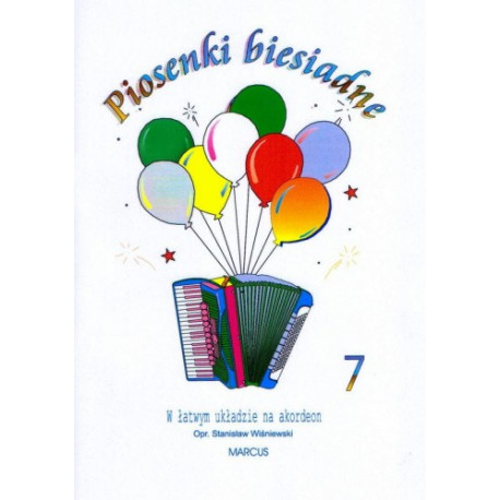 Piosenki biesiadne w łatwym układzie na akordeon