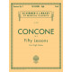 Concone op.9  Fifty Lesson for high voice