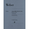 Ausgewahlte Klavierwerke. Weber
