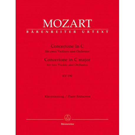 Concertone in C major for two Violins and Orchestra KV 190 Mozart