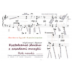 Kształcenie słuchu z zasadami muzyki + CD Barbara Syjud - Kwaśniewska