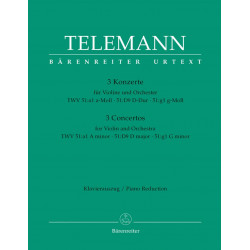 3 koncerty na skrzypce i orkiestrę Georg Telemann