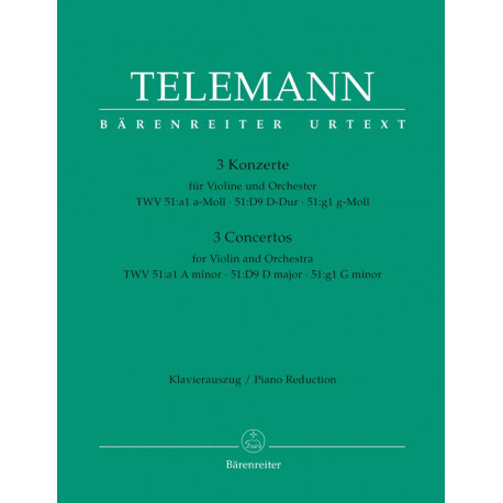 3 koncerty na skrzypce i orkiestrę Georg Telemann