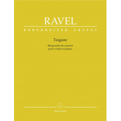 View full details   Offer, Ravel, Maurice: Tzigane Concert rhapsody for violin and piano