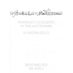 Martinu: Rhapsody-Concerto for vioka and orchestra