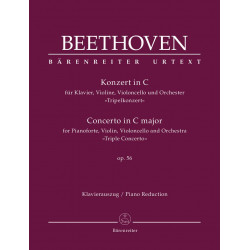 Concerto for Pianoforte, Violin, Violoncello and Orchestra C major op. 56 "Triple Concerto" (Urtext) Ludvig van Beethoven