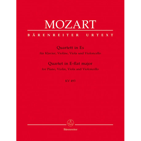Piano Quartet in E-flat (K.493) (Urtext)  Wolfgang A. Mozart