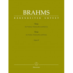 Trio for Violin, Violoncello and Piano op. 87 Johannes Brahms
