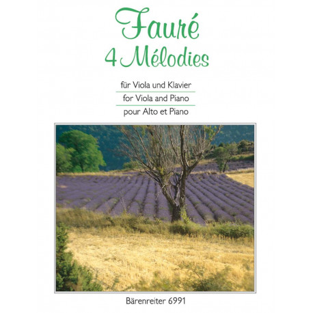 4 Melodies for  viola and piano Gabriel Faure