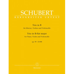 : Piano Trio in B-flat, Op.99 (D.898) (Urtext) Franz Schubert