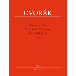 Piano Trio B-flat major op. 21 Anton Dvorak