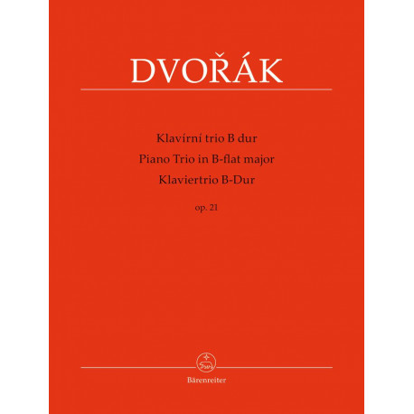 Piano Trio B-flat major op. 21 Anton Dvorak