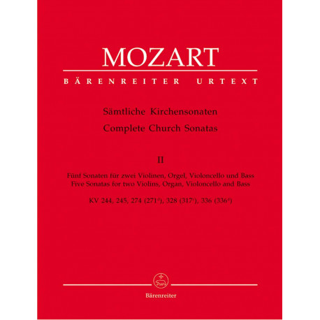 Mozart, WA: Church Sonatas, Vol. 2: (K.244, 245, 274, 328, 336)W. Amadeusz Mozart