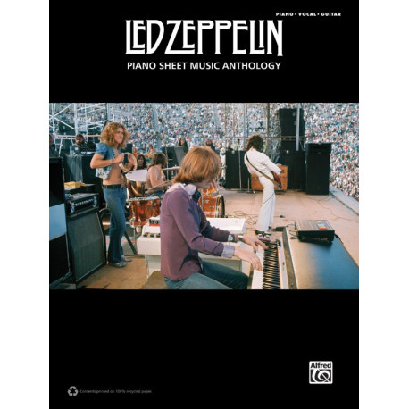 Led Zeppelin: Piano Sheet Music Anthology Piano Vocal Guitar