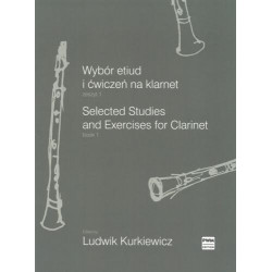 Pub      Ludwik Kurkiewicz  Wybór etiud i ćwiczeń na klarnet z. 1