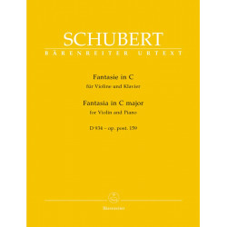 Schubert Franz: Fantasy in C, Op.posth.159 (D.934) (Urtext)
