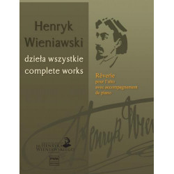 Henryk Wieniawski  Rêverie pour l'alto avec accompagnement de piano