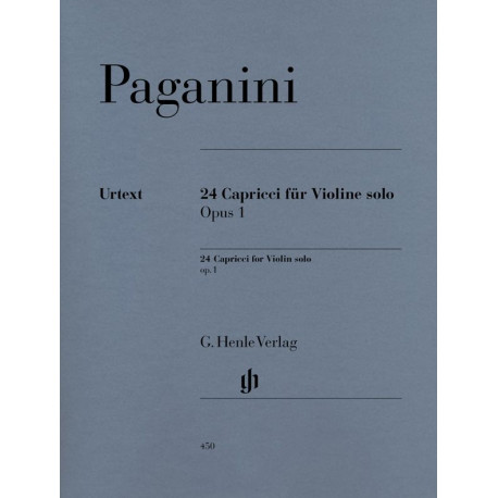 Paganini, N: 24 Capricci (notated and annotated version) op. 1