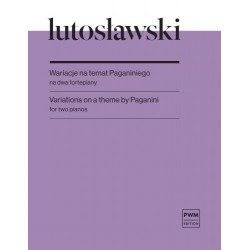 Witold Lutosławski  Wariacje na temat Paganiniego na 2 fortepiany