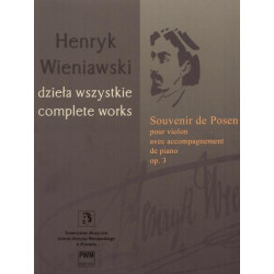 Pub      Henryk Wieniawski  Souvenir de Posen na skrzypce i fortepian op. 3