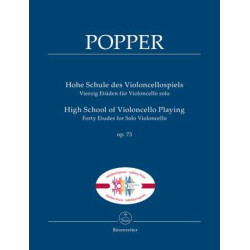 Popper, D: High School of Violoncello Playing. 40 Studies Op.73
