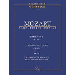 Mozart, WA: Symphony No.40 in G minor (K.550) (Urtext)