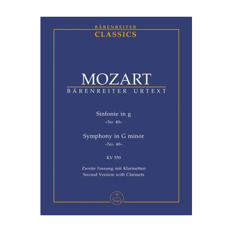 Mozart, WA: Symphony No.40 in G minor (K.550) (Urtext)