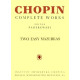 Fryderyk Chopin  Dwa łatwe mazurki, CWS na fortepian