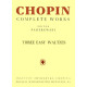 Fryderyk Chopin  Trzy łatwe walce, CWS na fortepian