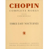 Pub      Fryderyk Chopin  Trzy łatwe nokturny, CWS na fortepian