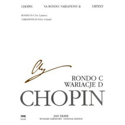 Fryderyk Chopin  Rondo C-dur, Wariacje D-dur, WN na dwa fortepiany, na 4 ręce