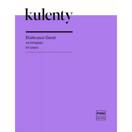 Hanna Kulenty  Etoile pour David na fortepian