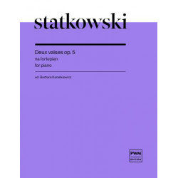 Roman Statkowski  Deux valses op.5 na fortepian