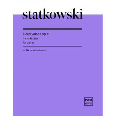 Roman Statkowski  Deux valses op.5 na fortepian