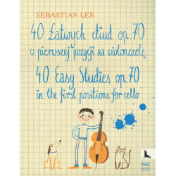 Sebastian Lee  40 łatwych etiud op. 70, na wiolonczelę