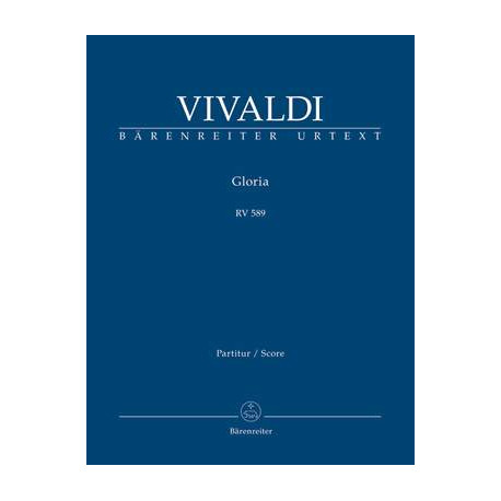 Vivaldi, A: Gloria in D (RV 589) (L) (Urtext)