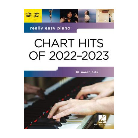 Chart Hits of 2022-2023 really easy piano