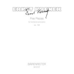 Krenek Ernst: Pieces (5) Op.198 (1967)