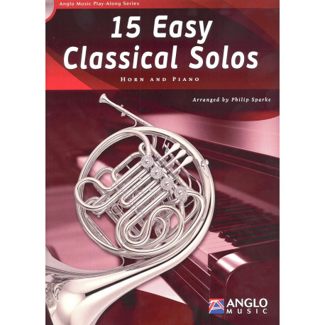 15 Easy Classical Solos + CD / horn & piano